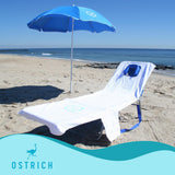 Chaise Lounge Beach Chair with Face Hole Versatile, Folding Lounger,Sunbathing and Reading on Stomach Deluxe,Foldable Laying Out
