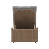 Chaise Lounge Outdoor, Patio Chaise Lounge Chair, Pool Chaise Lounge for Sun Tanning Lay Flat Poolside Lounger
