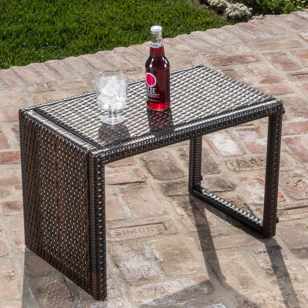 Chaminade Outdoor 2-piece Wicker Adjustable Chaise Lounge Set by Christopher Knight Home