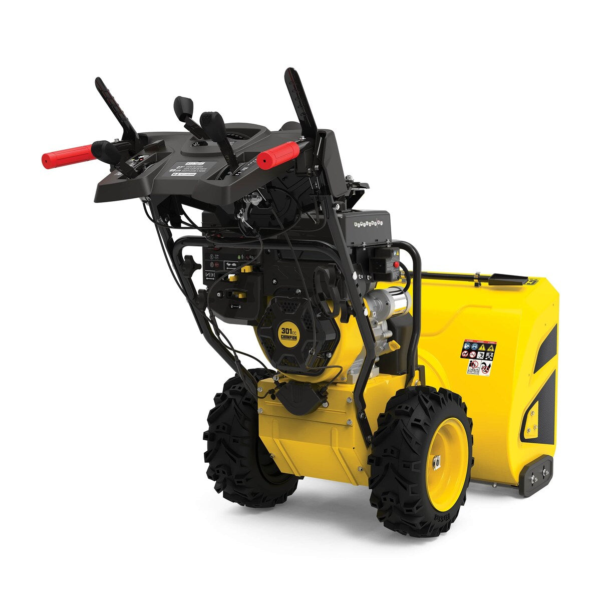 Champion 301cc 27-Inch Gas Snowblower with Electric Start and LED