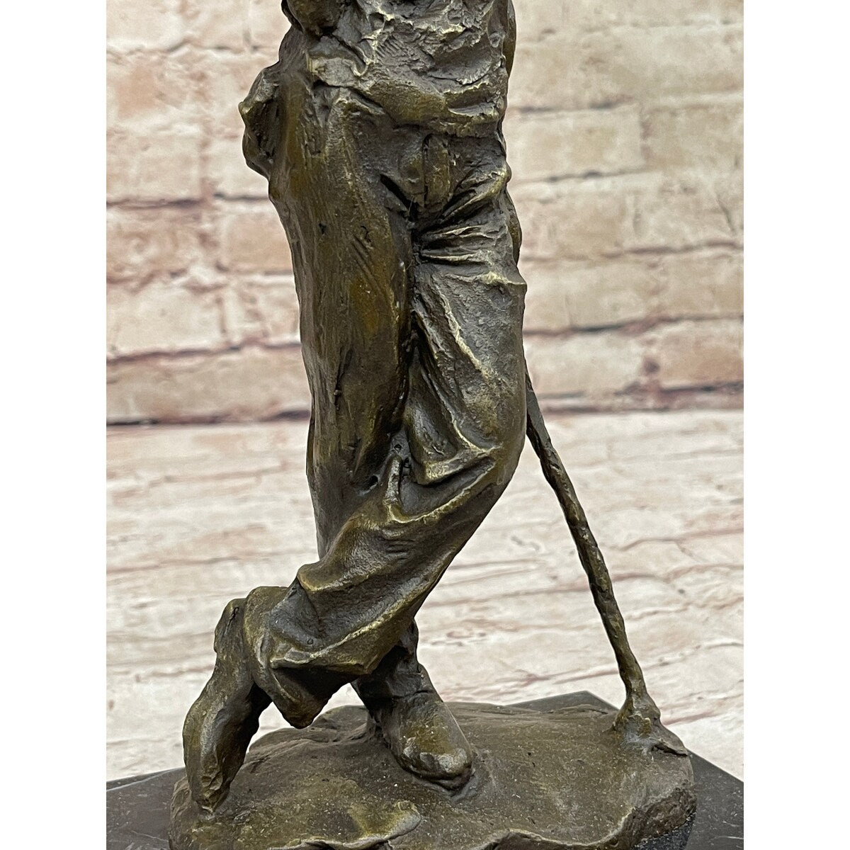 Champion Golfer Tiger Woods Bronze Sculpture Sport Trophy Statue Figurine Golf