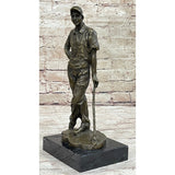 Champion Golfer Tiger Woods Bronze Sculpture Sport Trophy Statue Figurine Golf