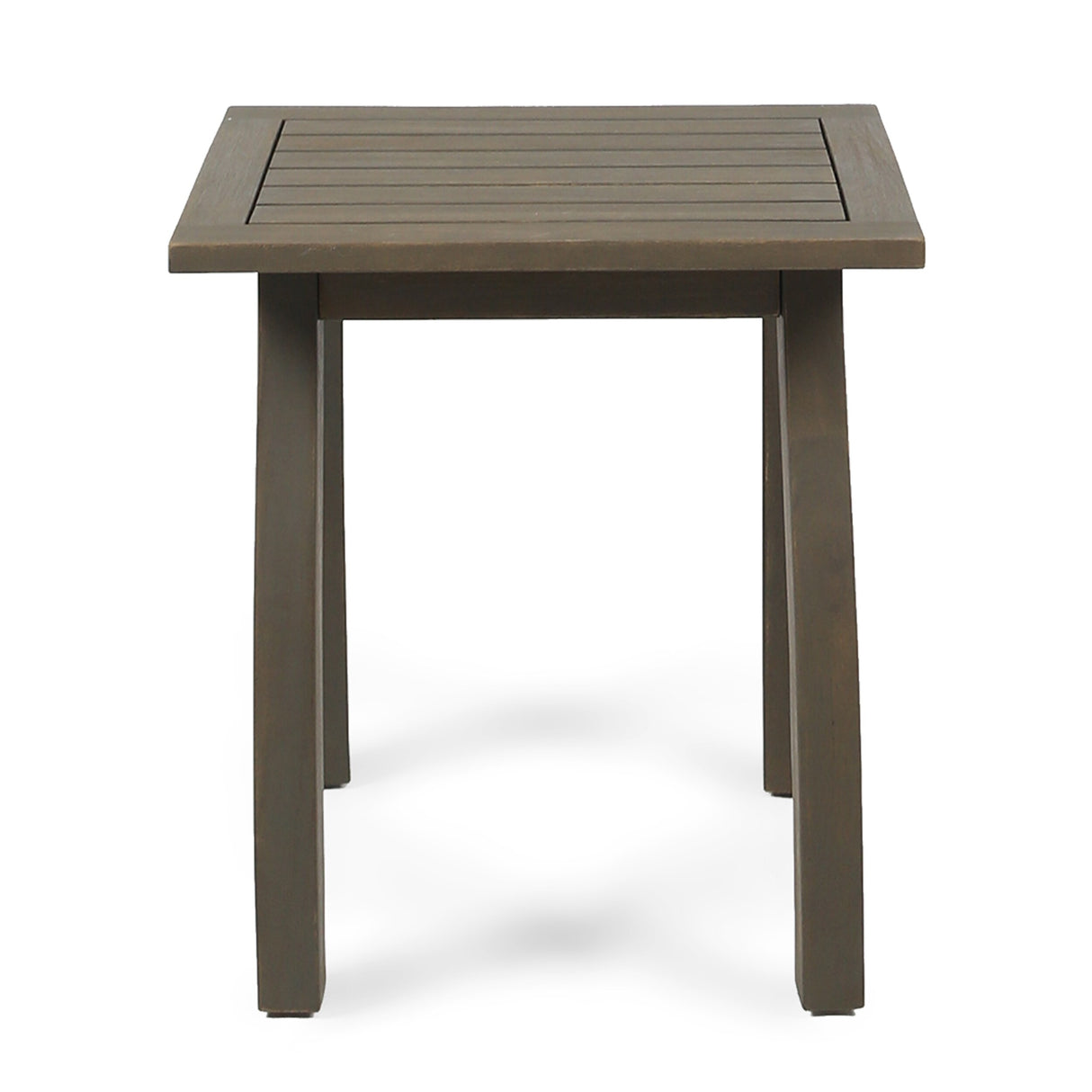 Champlain Outdoor Acacia Wood Rocking Chair with Side Table by Christopher Knight Home