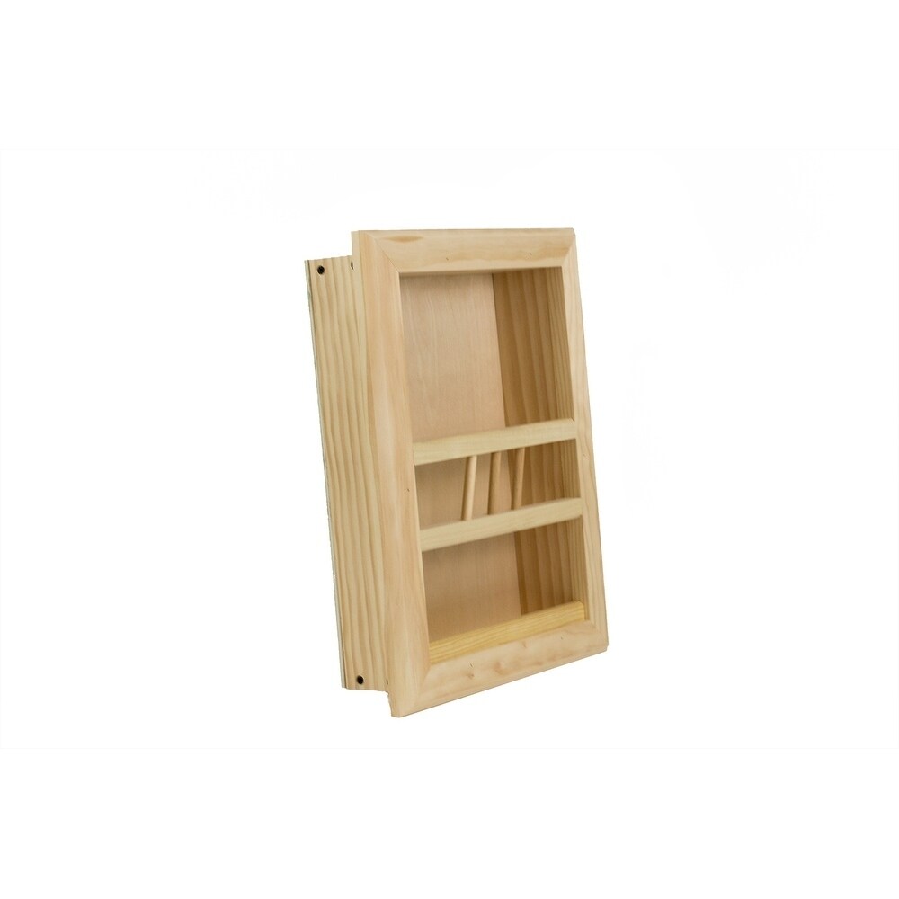 Chandler Recessed in wall Bathroom Magazine Rack - N/A