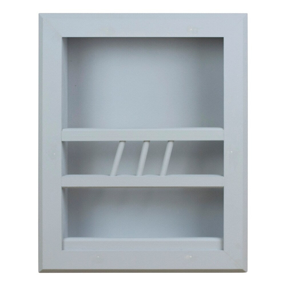 Chandler Recessed in wall Bathroom Magazine Rack - N/A