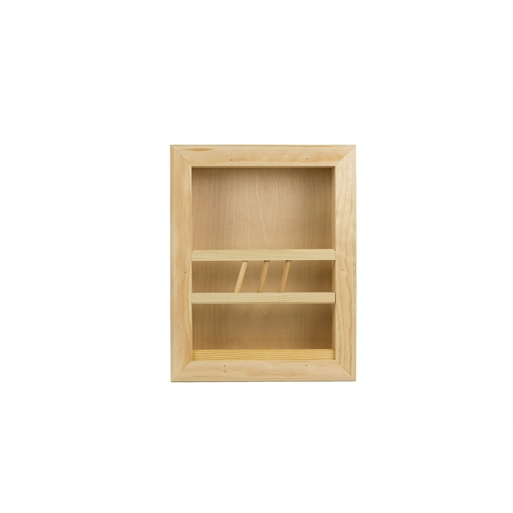 Chandler Recessed in wall Bathroom Magazine Rack - N/A
