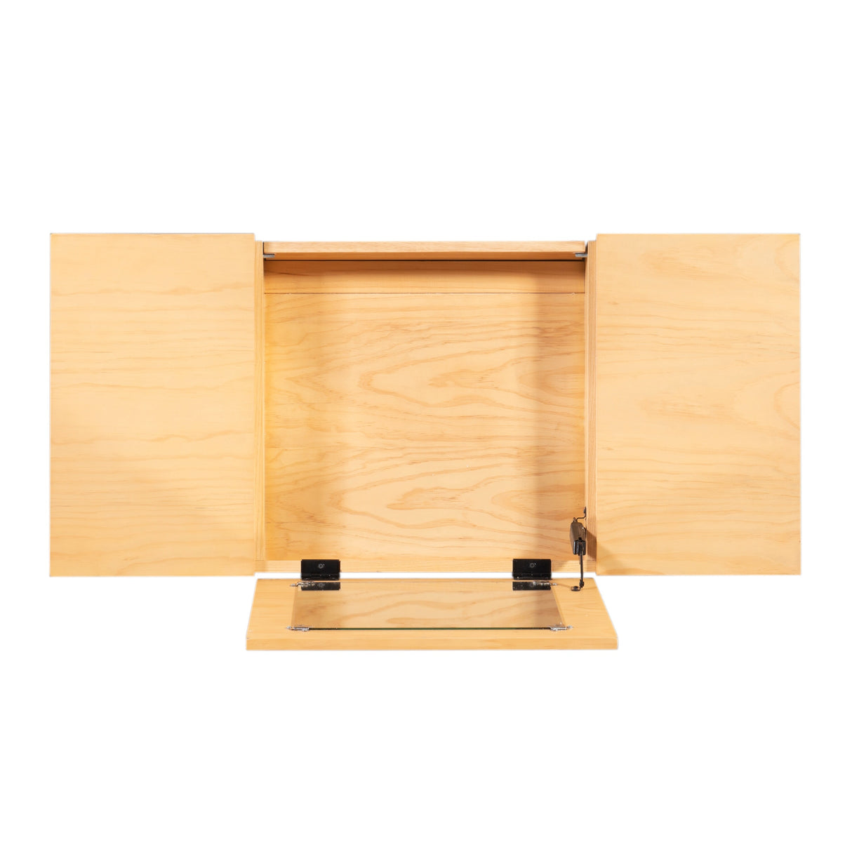 Chantal Wood 2 Cane Drawer Vanity with Stool