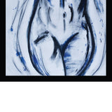 Charcoal Beauty, All Woman - Framed Print Artwork - Multi-Color