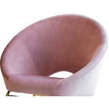 Charlene Rosewood and Brass Papasan Rocking Chair