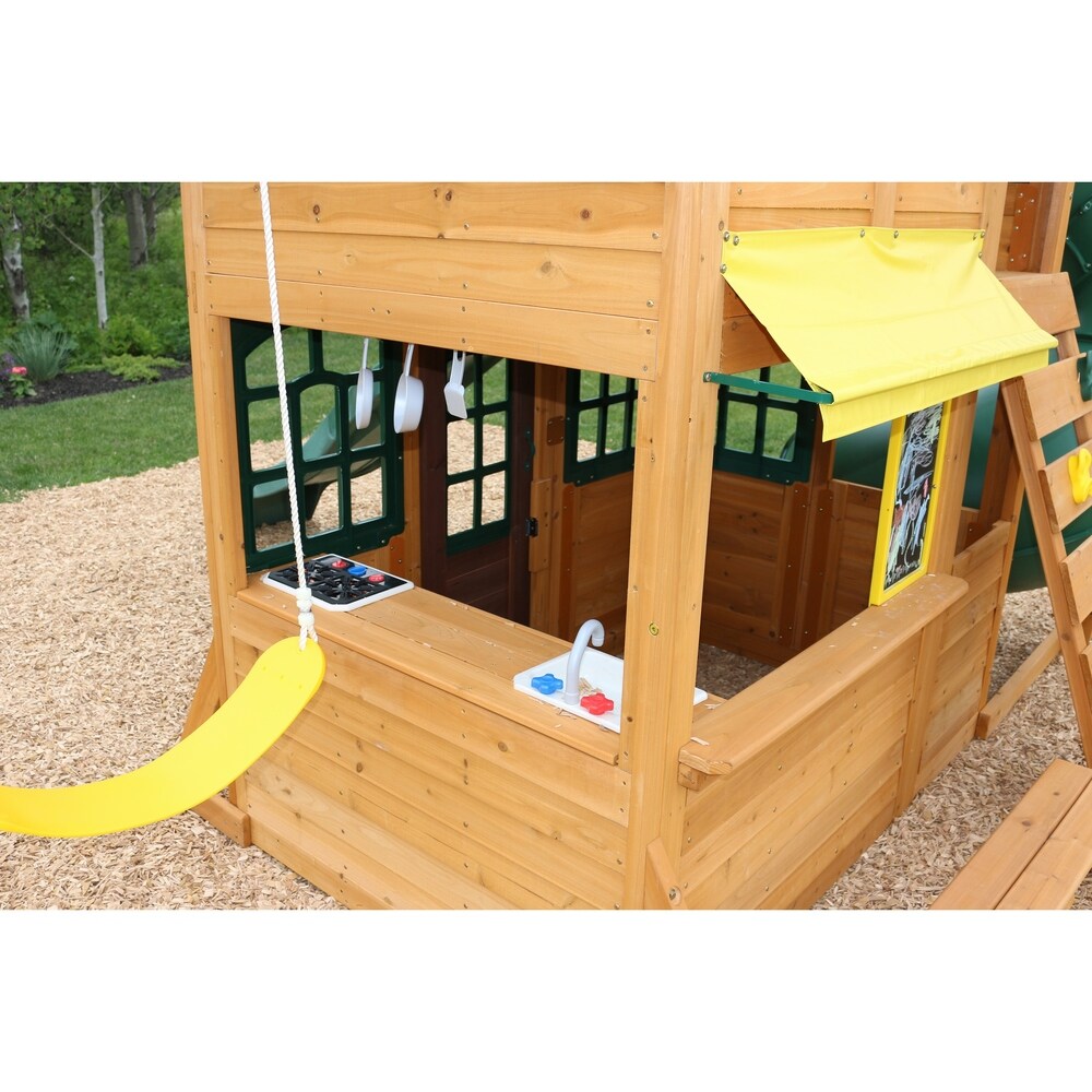 KidKraft Charleston Lodge Wooden Swing Set / Playset