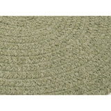 Charleston Wool-blend Textured Solid Reversible Braided Rug
