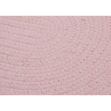 Charleston Wool-blend Textured Solid Reversible Braided Rug