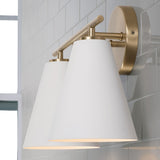 Charlie 2-Light Vanity - 15"W x 10"H x 7"E
