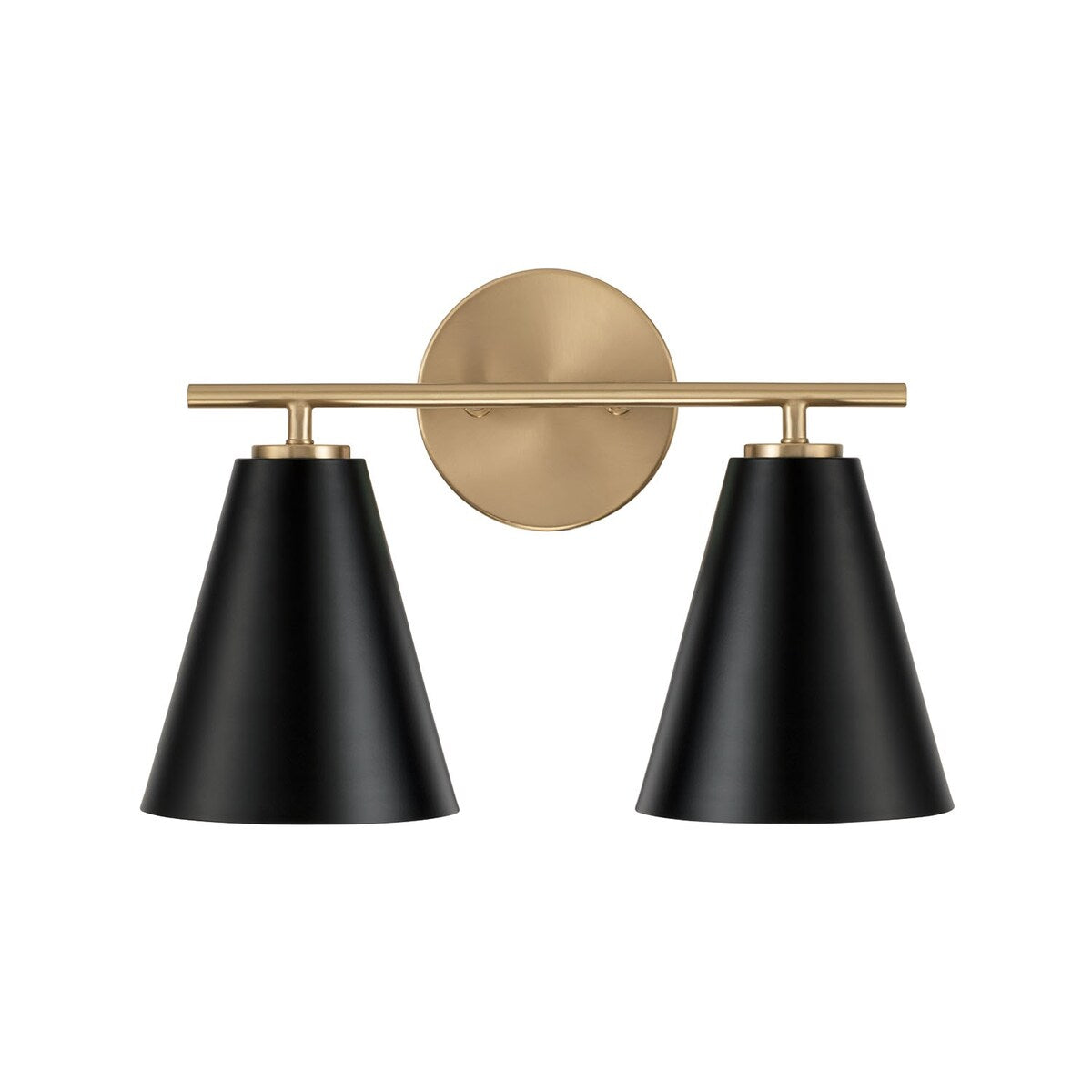 Charlie 2-Light Vanity - 15"W x 10"H x 7"E