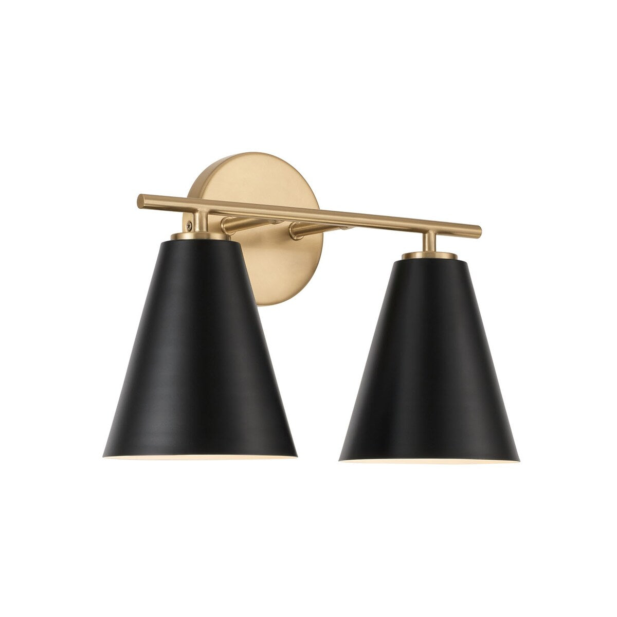Charlie 2-Light Vanity - 15"W x 10"H x 7"E