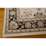 Rug Squared Charlotte Ivory/ Grey Rug (9'3 x 12'9) - 9'3" x 12'9"