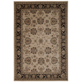 Rug Squared Charlotte Ivory/ Grey Rug (9'3 x 12'9) - 9'3" x 12'9"