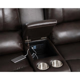 Charlotte Leather Reclining Sofa and Loveseat Set