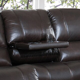 Charlotte Leather Reclining Sofa and Loveseat Set