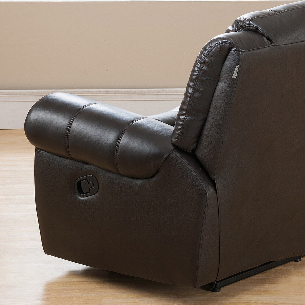 Charlotte Leather Reclining Sofa and Loveseat Set