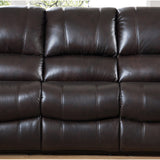 Charlotte Leather Reclining Sofa and Loveseat Set