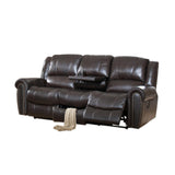 Charlotte Leather Reclining Sofa and Loveseat Set