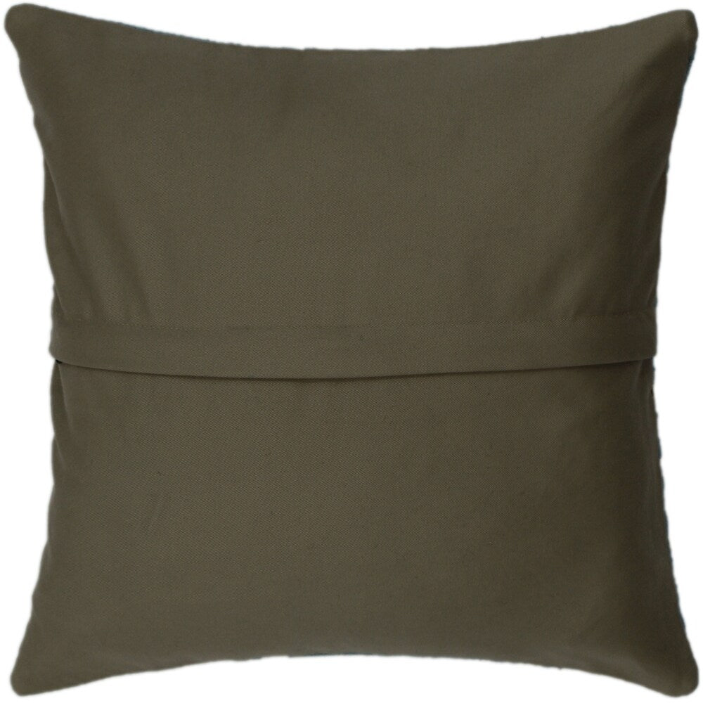 Charlton Grey/Red Hand-Woven Kilim Throw Pillow -20"x21"