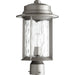 Charter Clear Hammered 1-light Post Light