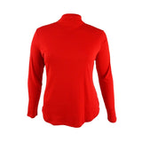 Charter Club Women's Cotton Mock-Neck Top