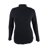 Charter Club Women's Cotton Mock-Neck Top