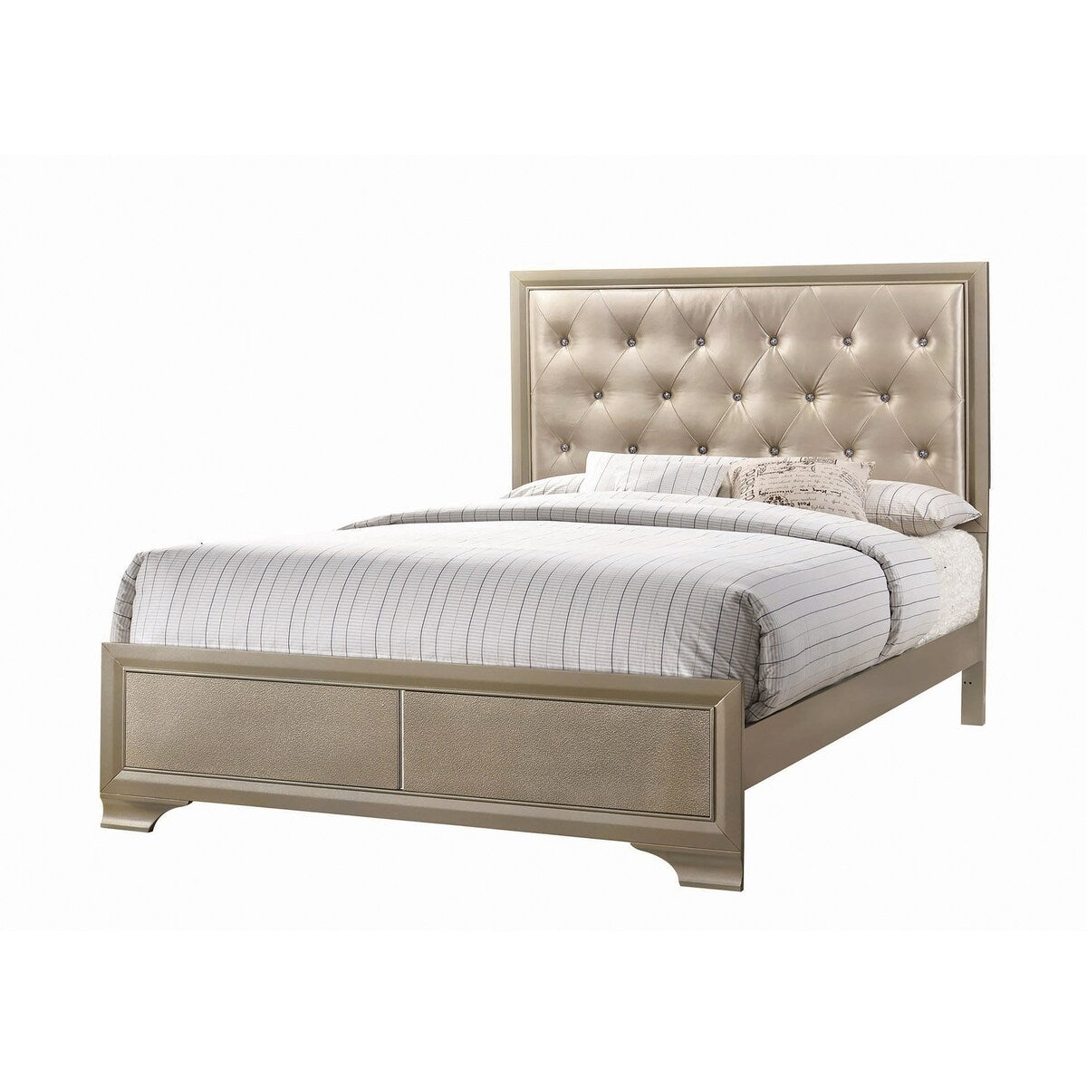 Chase Transitional Champagne 5-piece Bedroom Set