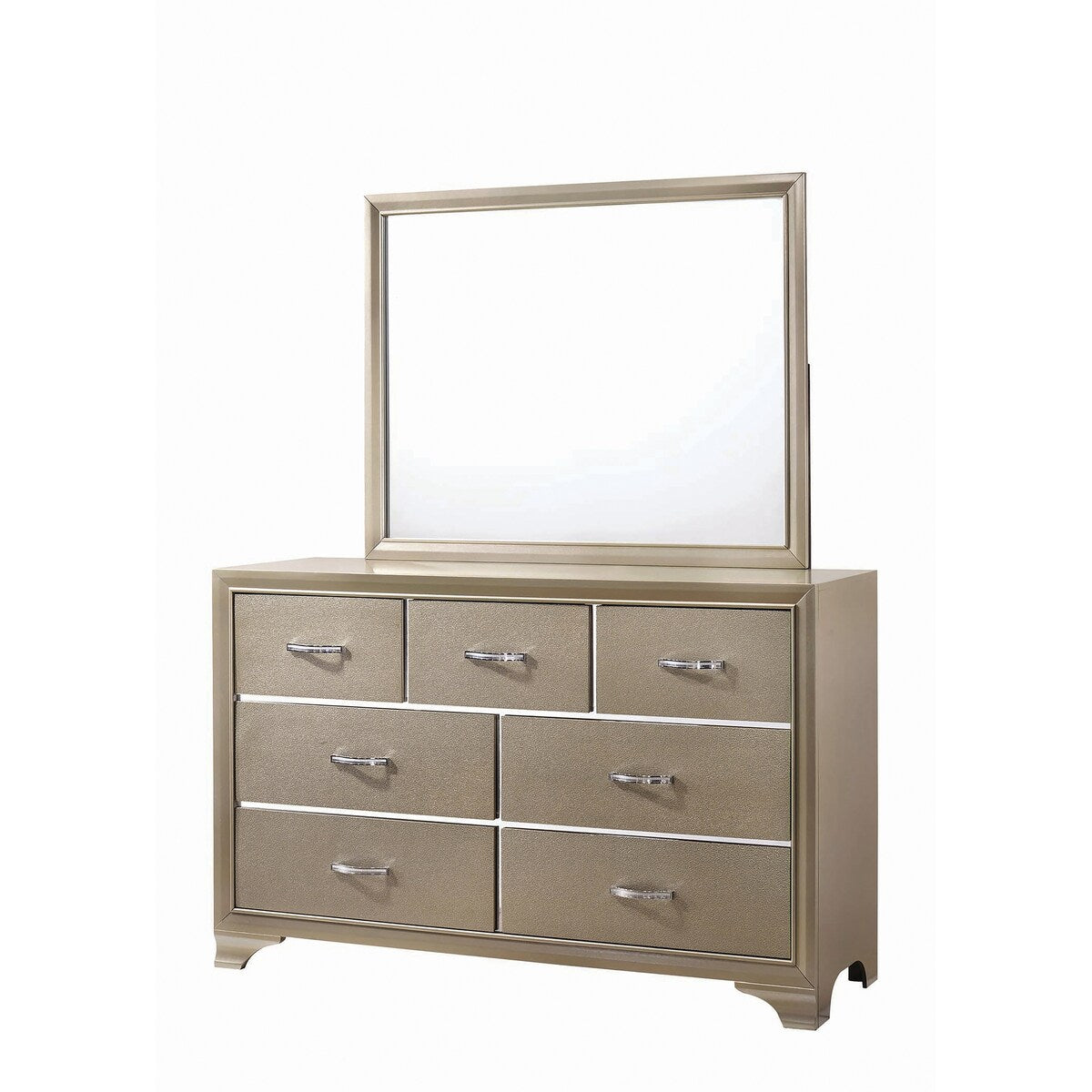 Chase Transitional Champagne 5-piece Bedroom Set