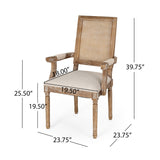 Chatau Fabric and Wood 7 Piece Dining Set by Christopher Knight Home