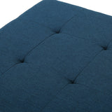 Chatsworth Tufted Rolling Storage Ottoman by Christopher Knight Home