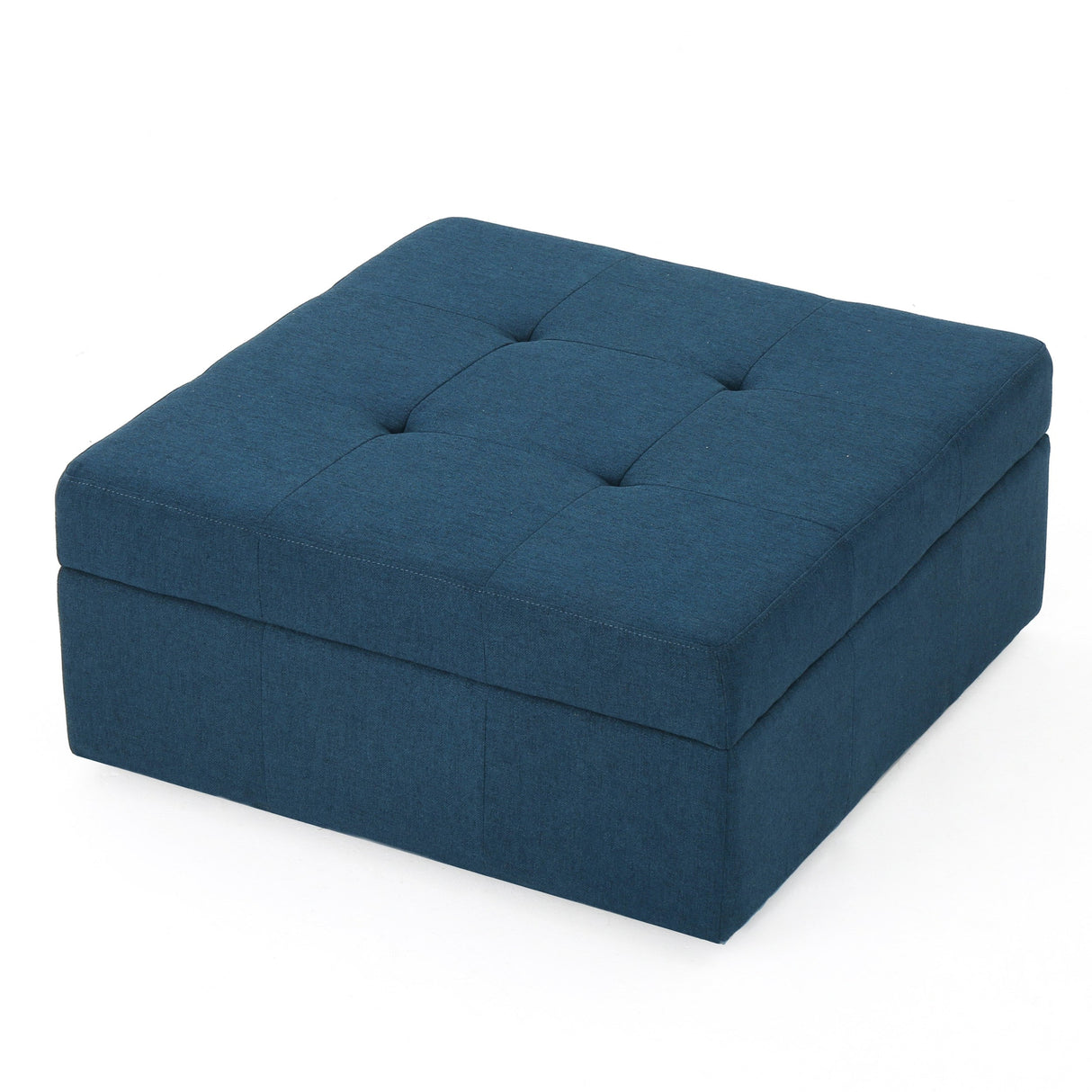 Chatsworth Tufted Rolling Storage Ottoman by Christopher Knight Home