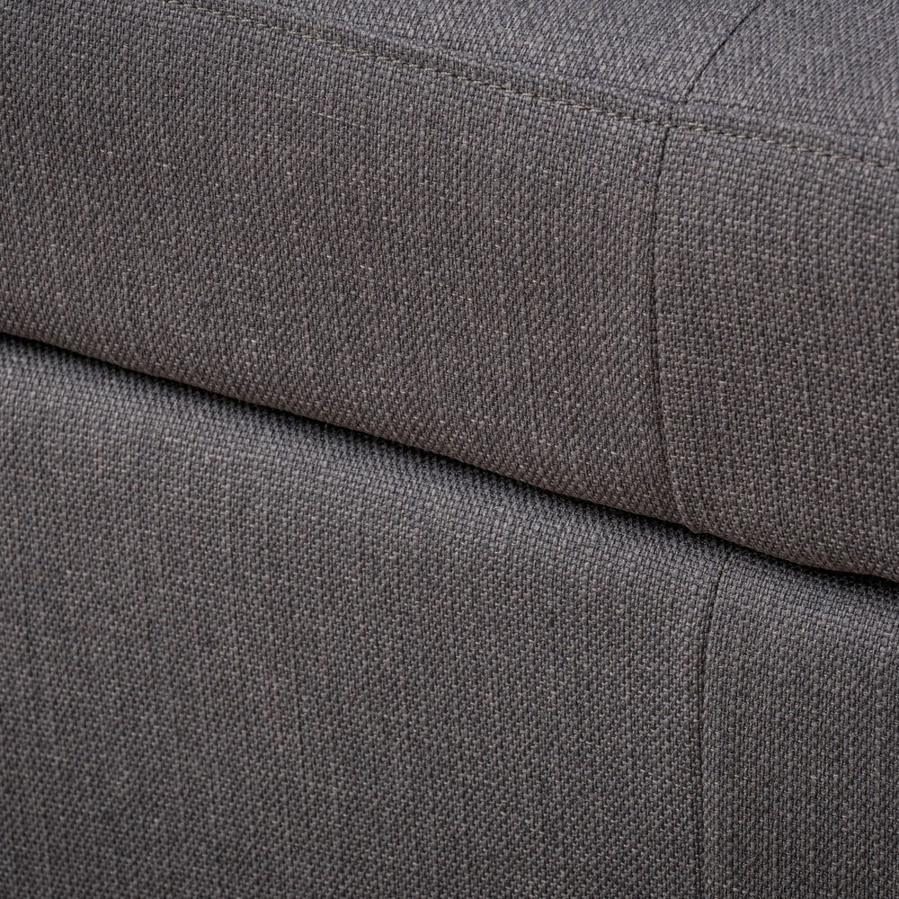Chatsworth Tufted Rolling Storage Ottoman by Christopher Knight Home