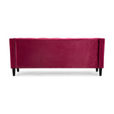 Chatwin Contemporary Tufted Velvet Sofa by Christopher Knight Home - 32.50" D x 77.00" W x 30.25" H
