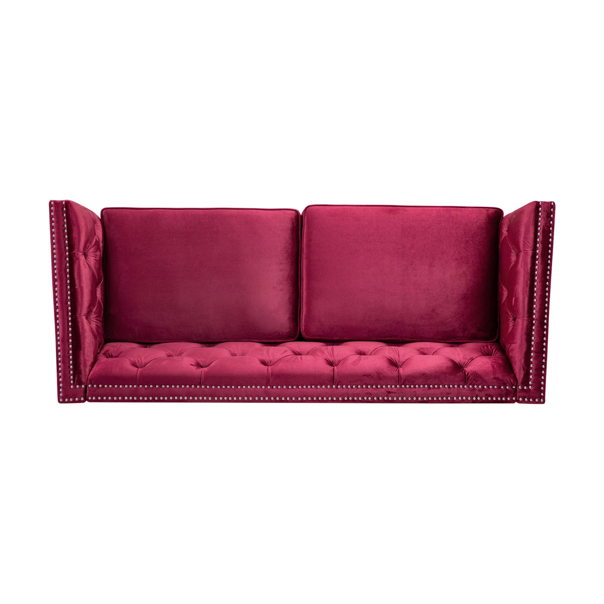 Chatwin Contemporary Tufted Velvet Sofa by Christopher Knight Home - 32.50" D x 77.00" W x 30.25" H