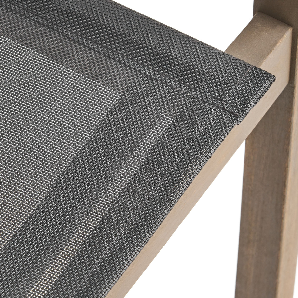 Chaucer Outdoor 4-Seater Square Acacia Wood Mesh Seats Dining Set by Christopher Knight Home