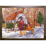 Chautauqua - Rooster's Ride-THEWIN90435 Print 5"x7" by Thelma Winter