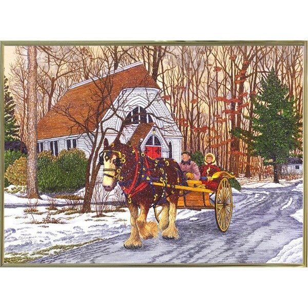 Chautauqua - Rooster's Ride-THEWIN90435 Print 5"x7" by Thelma Winter