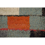 Checkered Moroccan Area Rug Hand-Knotted Wool Carpet - 8'0" x 10'11"