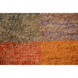 Checkered Moroccan Oriental Area Hand-knotted Jute Carpet - 5'3" x 7'7"