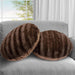 Cheer Collection Set of 2 Decorative Round Throw Pillows