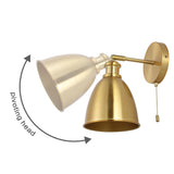 Cheers 1-Light Farmhouse Bohemian Iron LED Sconce, by JONATHAN Y