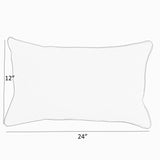 Cheetah Corded Lumbar Pillows (Set of 2) by Havenside Home