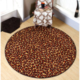 Cheetah Real Area Rug for Living Room, Dining Room, Kids