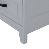 Chellis Bathroom Storage Cabinet with Drawers by Christopher Knight Home