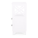 Chellis Bathroom Storage Cabinet with Drawers by Christopher Knight Home
