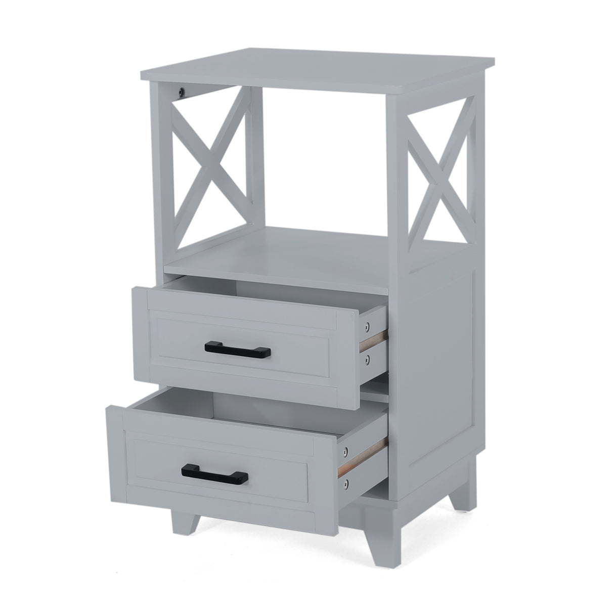 Chellis Bathroom Storage Cabinet with Drawers by Christopher Knight Home